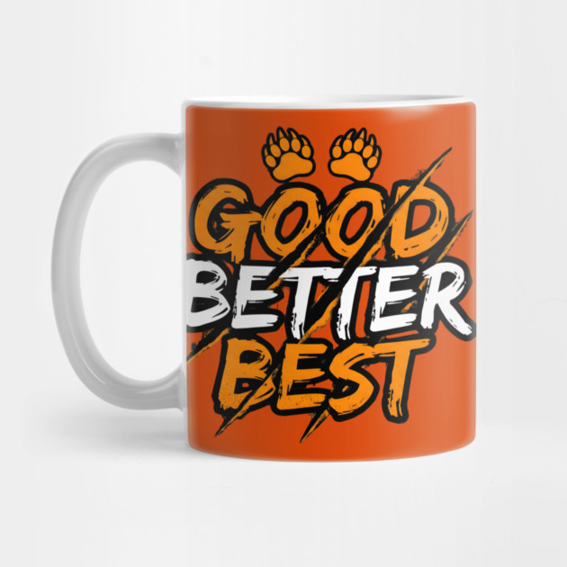 Good Better Best Paw Prints Cheerleader Spirit Animal Lovers by ArtistTee ⭐⭐⭐⭐⭐