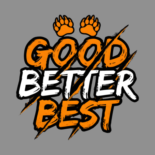 Good Better Best Paw Prints Cheerleader Spirit Animal Lovers by ArtistTee ⭐⭐⭐⭐⭐