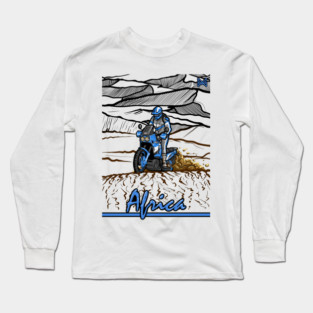 honda africa twin, classic motorcycle Long Sleeve T-Shirt