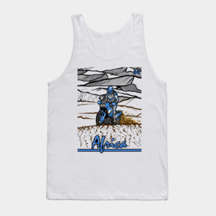 honda africa twin, classic motorcycle Tank Top