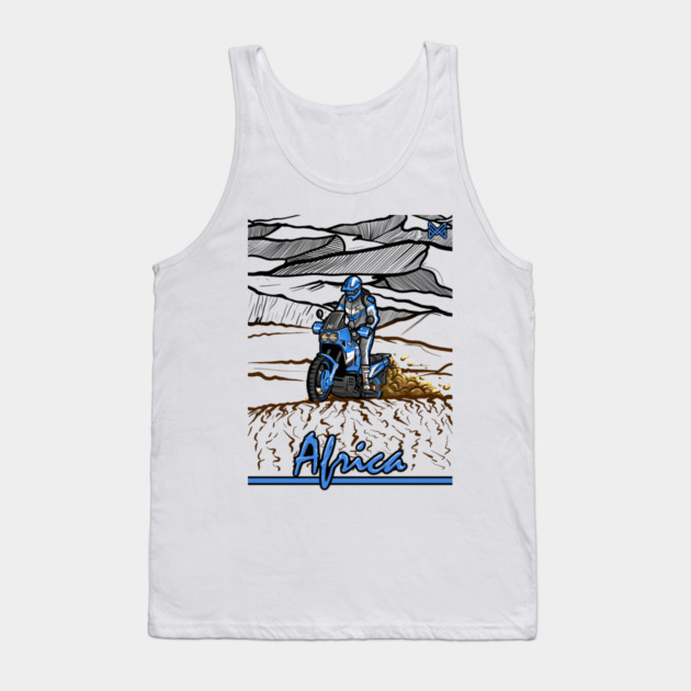 honda africa twin, classic motorcycle Tank Top by monsalveautos