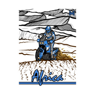 honda africa twin, classic motorcycle T-Shirt