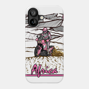 honda africa twin, adventure motorcycle Phone Case
