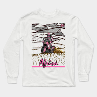 honda africa twin, adventure motorcycle Long Sleeve T-Shirt