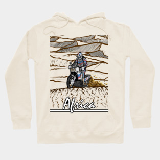 honda africa twin, classic bike rally Hoodie
