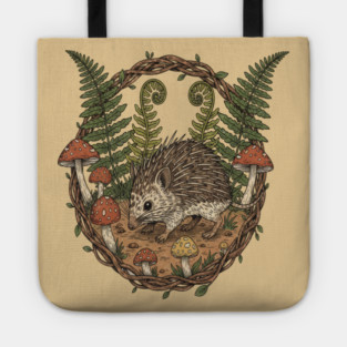 Woodland Tenrec Illustration Tote