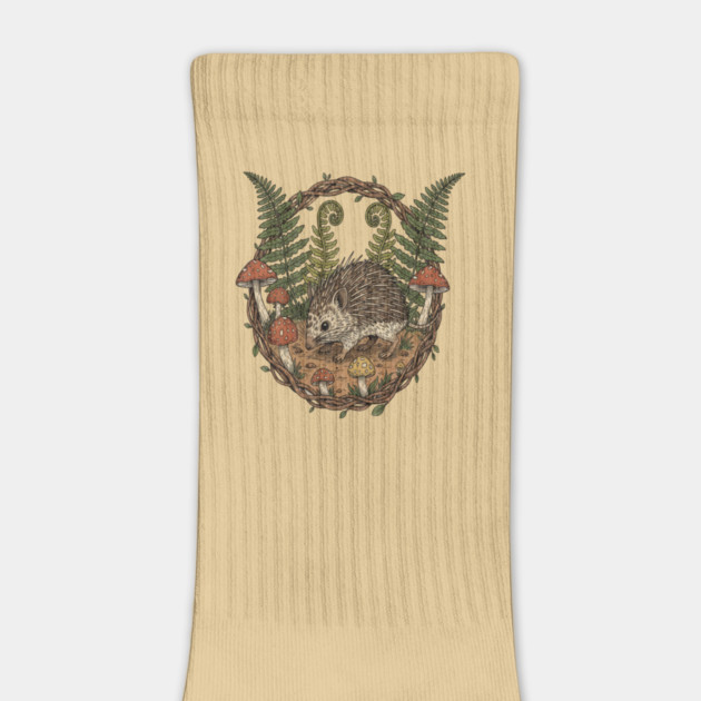 Woodland Tenrec Illustration by BirdsnStuff