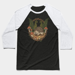Woodland Tenrec Illustration Baseball T-Shirt