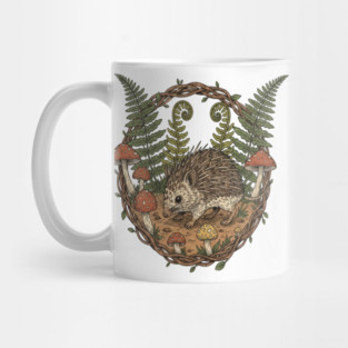 Woodland Tenrec Illustration Mug