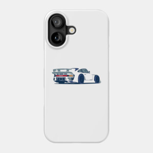 959 GT1 – Retro Supercar Racing Illustration Phone Case