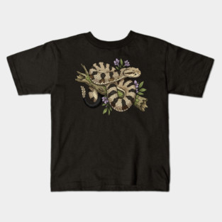 Timber Rattlesnake Illustration Kids T-Shirt