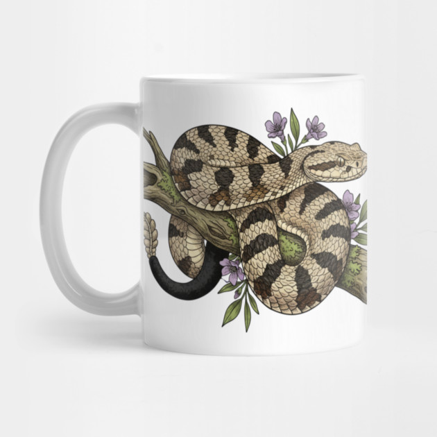 Timber Rattlesnake Illustration by BirdsnStuff