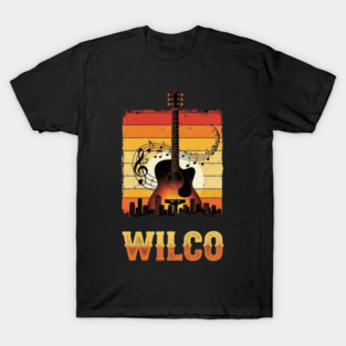 Wilco Retro Guitar Skyline T-Shirt