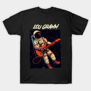 Lou Gramm Astronaut Guitarist T-Shirt