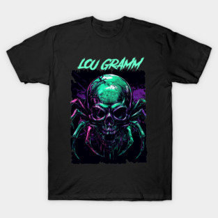 Lou Gramm Skull Spider Dark T-Shirt