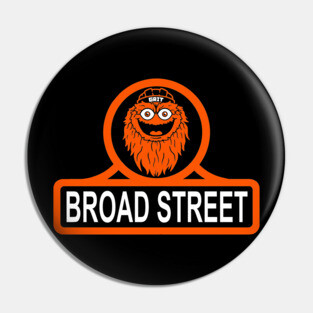 Gritty, Broad Street Bullies, Philadelphia Flyers Pin