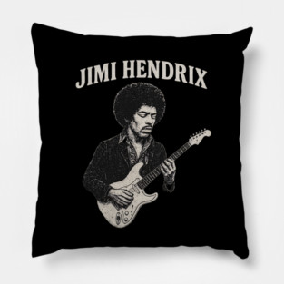 Hendrix Vintage Guitar Legend Pillow