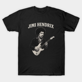 Hendrix Vintage Guitar Legend T-Shirt