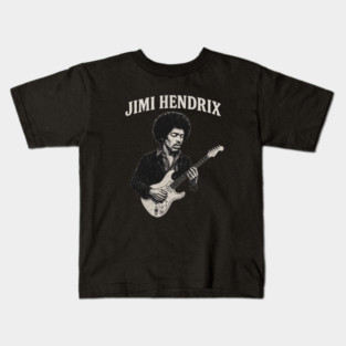 Hendrix Vintage Guitar Legend Kids T-Shirt