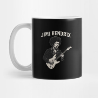 Hendrix Vintage Guitar Legend Mug