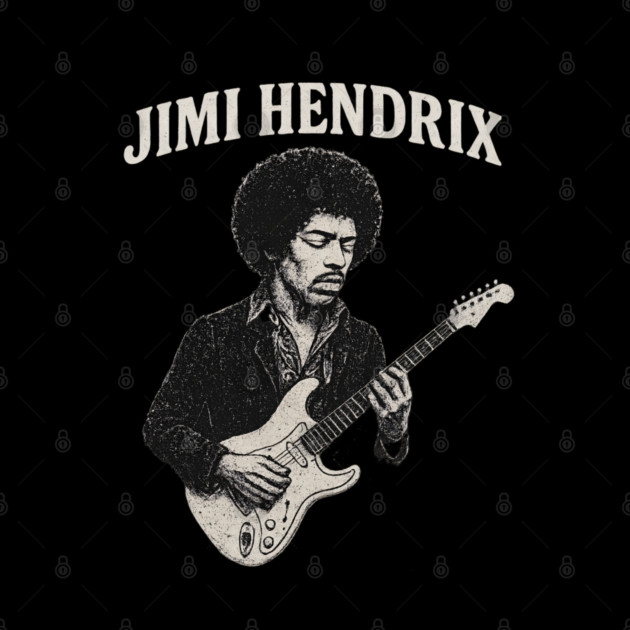 Hendrix Vintage Guitar Legend by James Bates