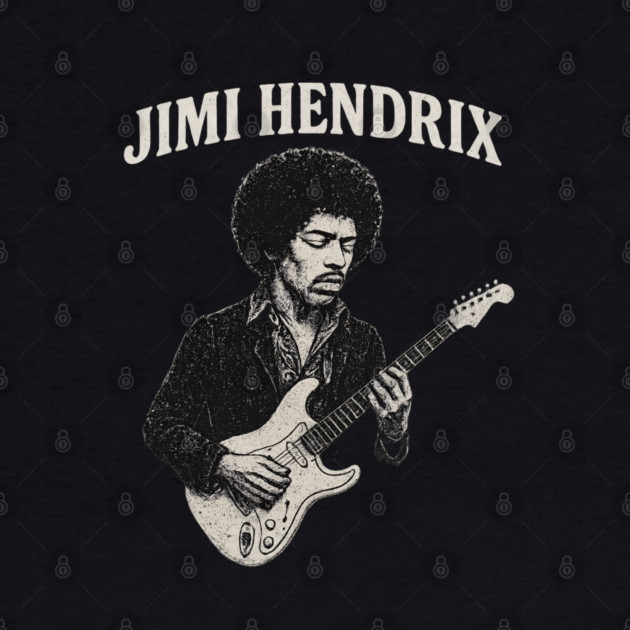 Hendrix Vintage Guitar Legend by James Bates