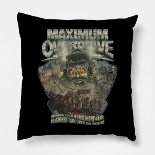 Maximum Overdrive – Retro Horror Machine Rampage 1986 Pillow