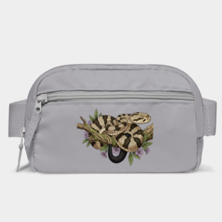 Timber Rattlesnake With Woodland Blooms Bag