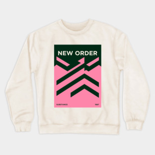 New Order - Substance Geometric Minimalist Crewneck Sweatshirt