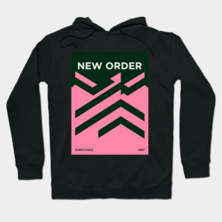 New Order - Substance Geometric Minimalist Hoodie