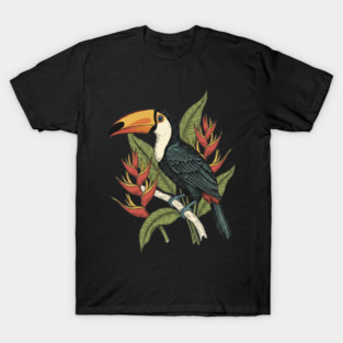 Toco Toucan Tropical Illustration T-Shirt
