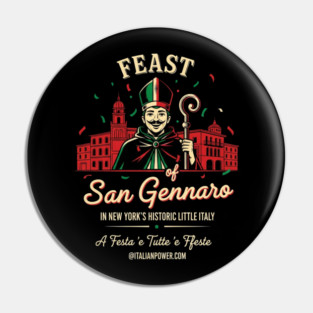 Feast of San Gennaro Italian Festival Pin