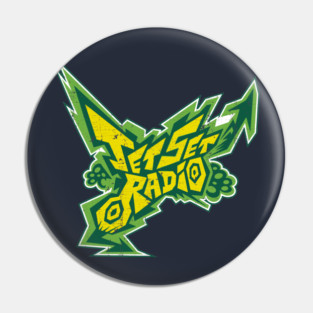 Jet Set Radio Retro Logo Shirt | Vintage Dreamcast Graffiti Tee Pin
