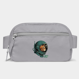 Space-Cat Astronaut Helmet Cosmic Feline Bag