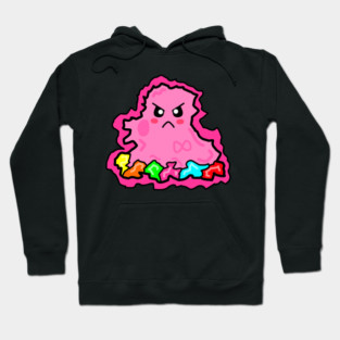 Pink Angry Blob Monster 💗😡 Hoodie