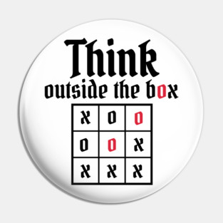 Think Outside the Box Pin