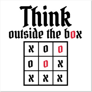 Think Outside the Box Posters and Art