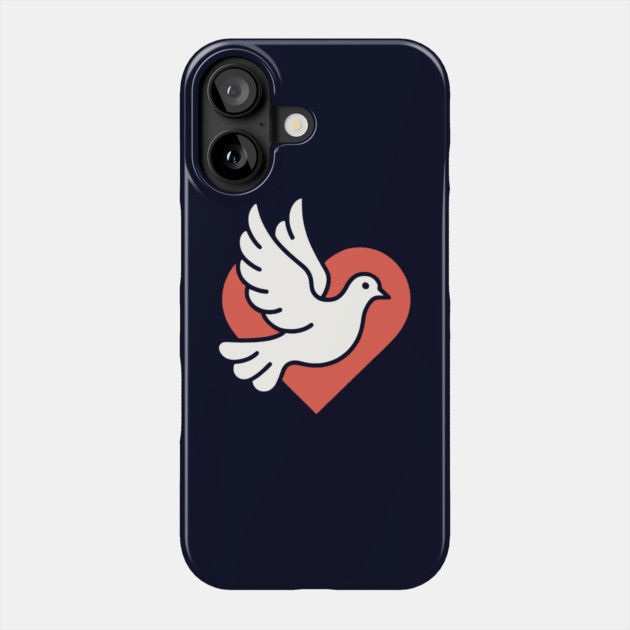 Love Peace Phone Case by CreativeSage