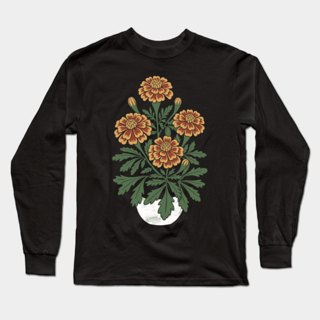 Marigold Long Sleeve T-Shirt by CreativeSage