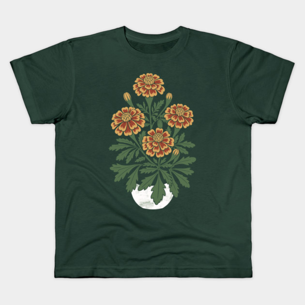 Marigold Kids T-Shirt by CreativeSage