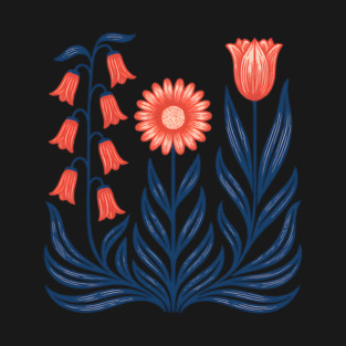 No Words Subtle  Trump Fdt Foxglove Daisy Tulip Freedom Democracy Truth Democrat Flower Market T-Shirt