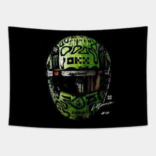 Lando Norris 2025 Helmet Tapestry