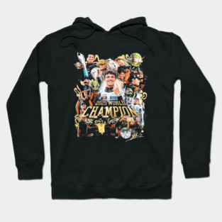 Lando Norris 2025 World Champion Collage Hoodie