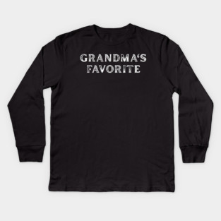Grandma’s Favorite Kids Long Sleeve T-Shirt