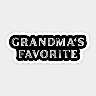Grandma’s Favorite Sticker