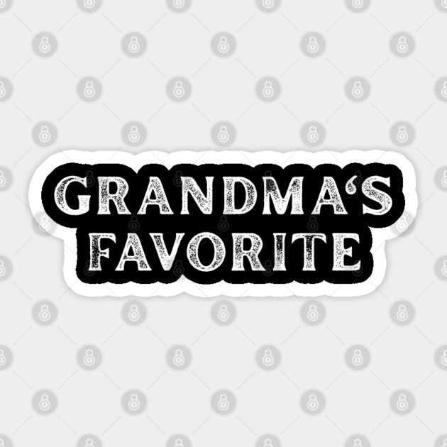 Grandma’s Favorite Sticker by Creatifly Graphic Tees