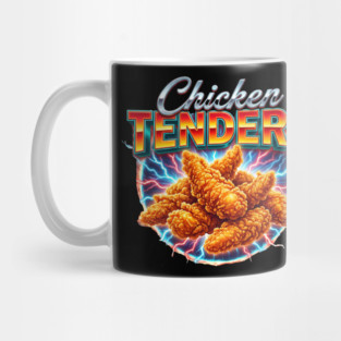 Chicken Tenders – Blue Lightning Food Explosion Graphic Mug