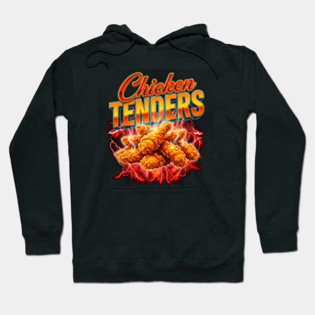 Chicken Tenders – Red Lightning Explosion with Crispy Tenders Hoodie by ArtistTee ⭐⭐⭐⭐⭐
