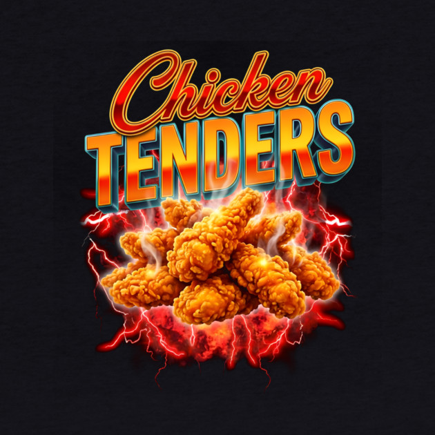 Chicken Tenders – Red Lightning Explosion with Crispy Tenders by ArtistTee ⭐⭐⭐⭐⭐