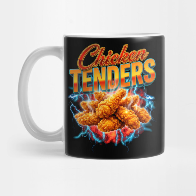Chicken Tenders – Electric Burst Design with Crispy Tenders by ArtistTee ⭐⭐⭐⭐⭐